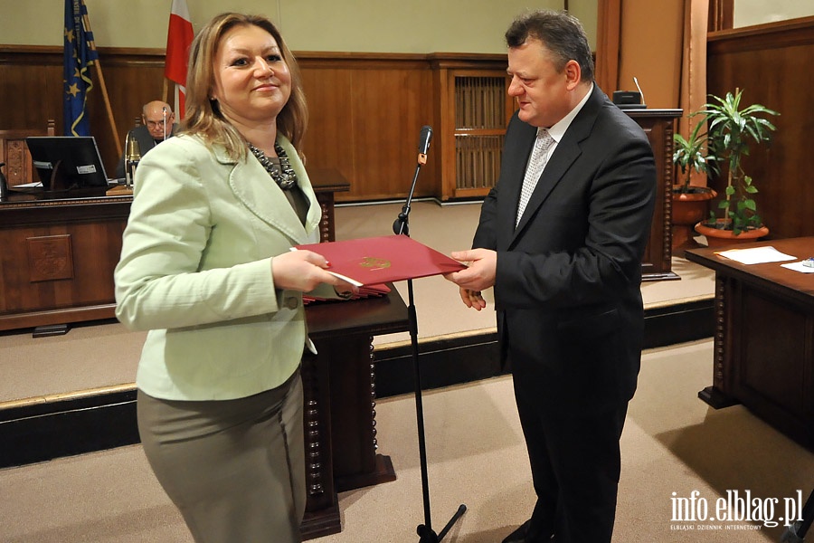 I Sesja Rady Miejskiej VII kadencji 2014-2018r., fot. 28