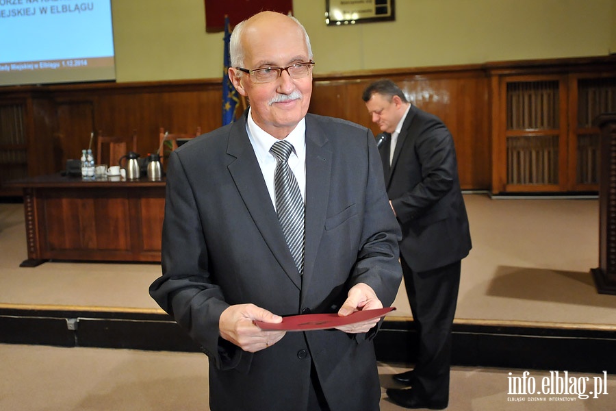 I Sesja Rady Miejskiej VII kadencji 2014-2018r., fot. 34