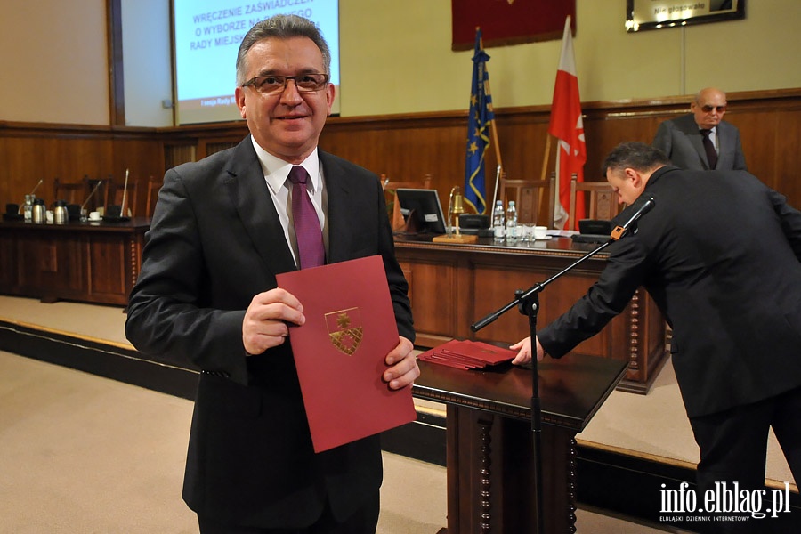 I Sesja Rady Miejskiej VII kadencji 2014-2018r., fot. 42