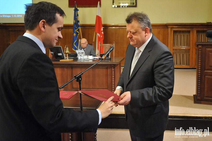 I Sesja Rady Miejskiej VII kadencji 2014-2018r., fot. 48