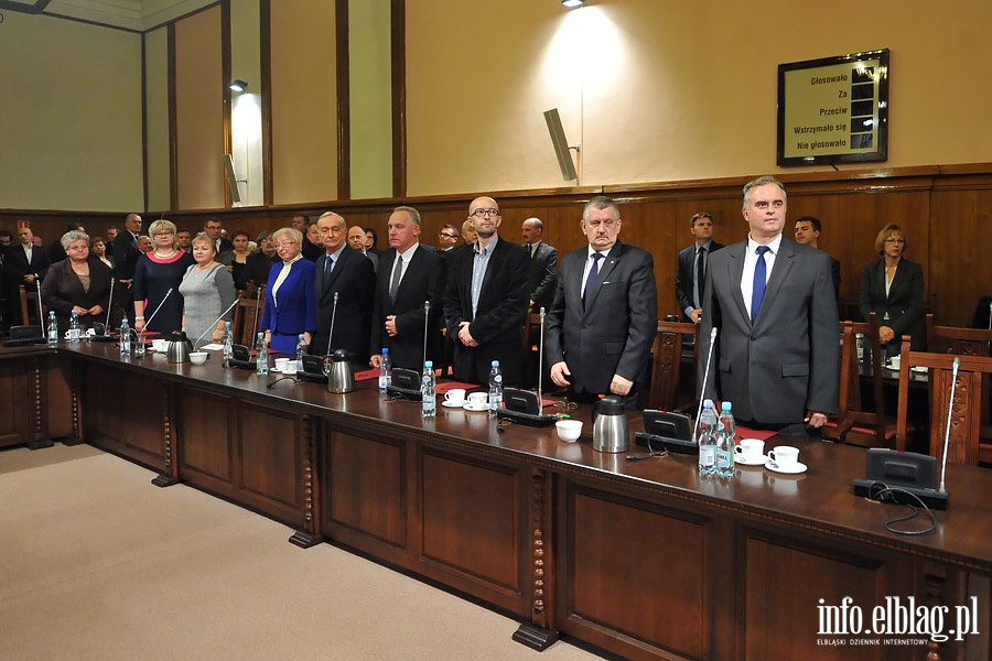 I Sesja Rady Miejskiej VII kadencji 2014-2018r., fot. 52