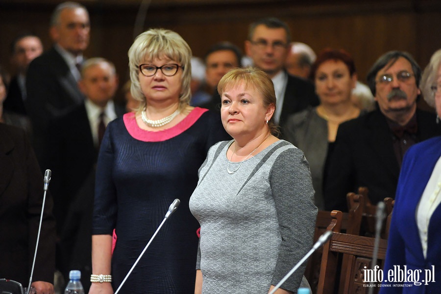 I Sesja Rady Miejskiej VII kadencji 2014-2018r., fot. 57