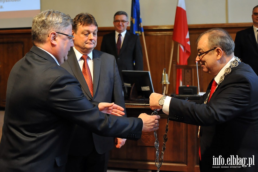 Zaprzysienie Witolda Wrblewskiego na prezydenta Elblga, fot. 11