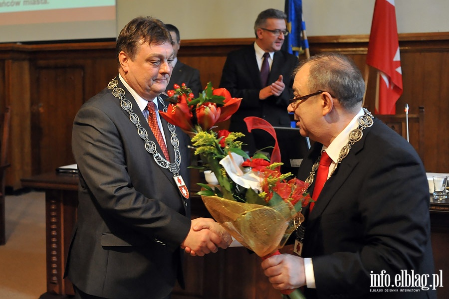 Zaprzysienie Witolda Wrblewskiego na prezydenta Elblga, fot. 15