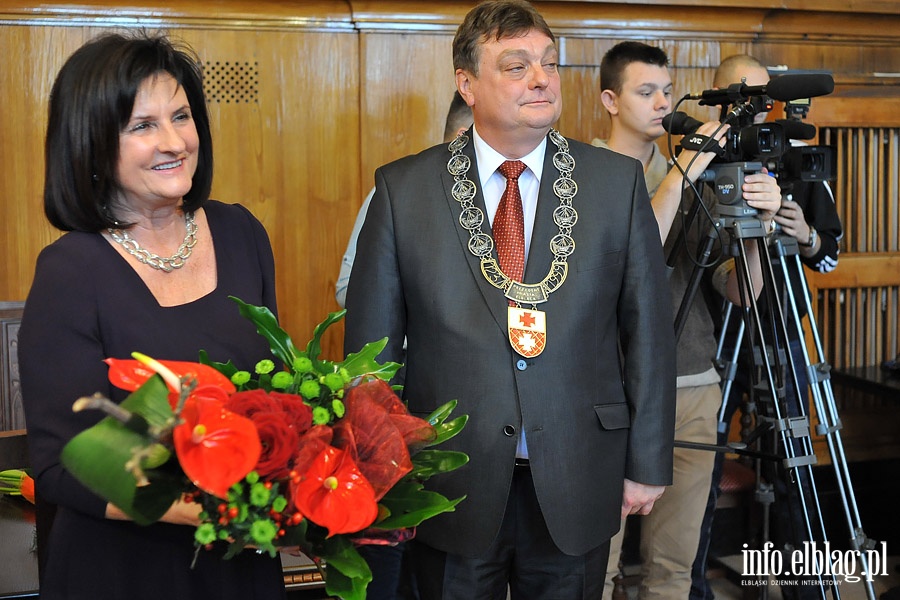 Zaprzysienie Witolda Wrblewskiego na prezydenta Elblga, fot. 23