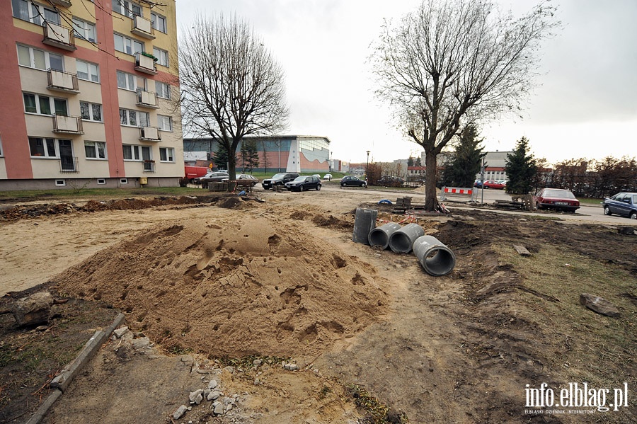 Budowa miejsc parkingowych przy ul.Gwiezdnej, fot. 21