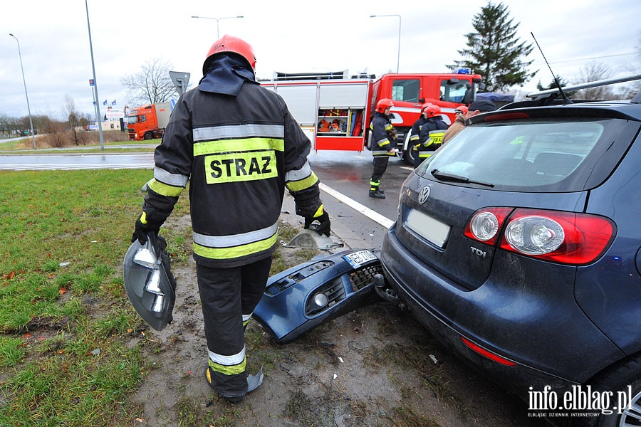 Kolizja w Kazimierzowie z udziaem VW Golf Plus i VW Transporter, fot. 13