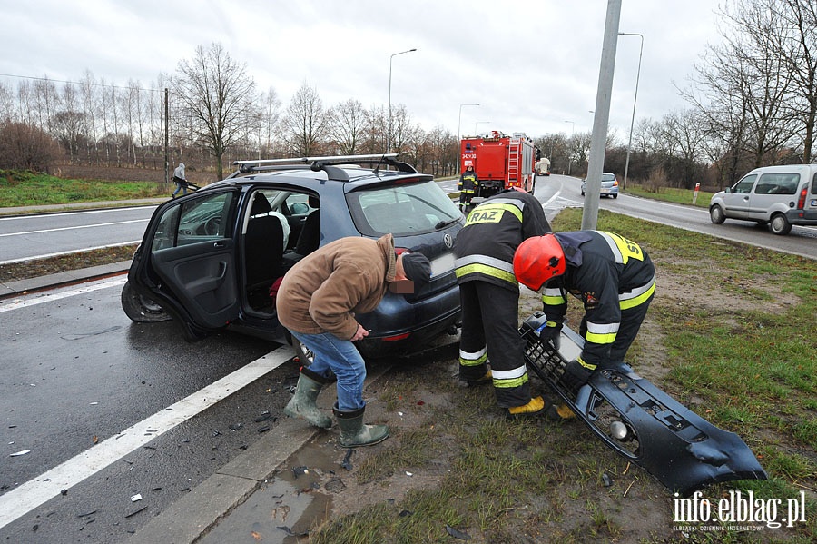 Kolizja w Kazimierzowie z udziaem VW Golf Plus i VW Transporter, fot. 18