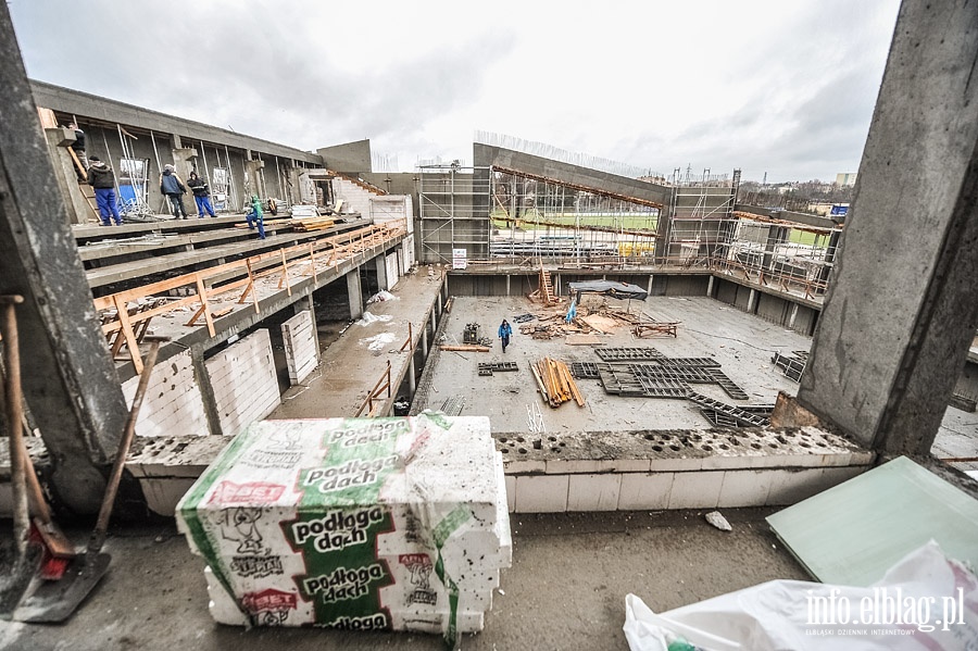 Aktualny stan budowy Centrum Rekreacji Wodnej, fot. 24