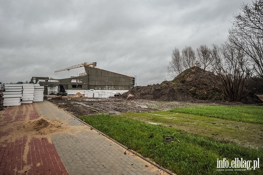 Aktualny stan budowy Centrum Rekreacji Wodnej, fot. 61