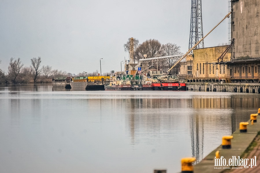 Elbląski port przeładunkowy-grudzień 2014, fot. 6