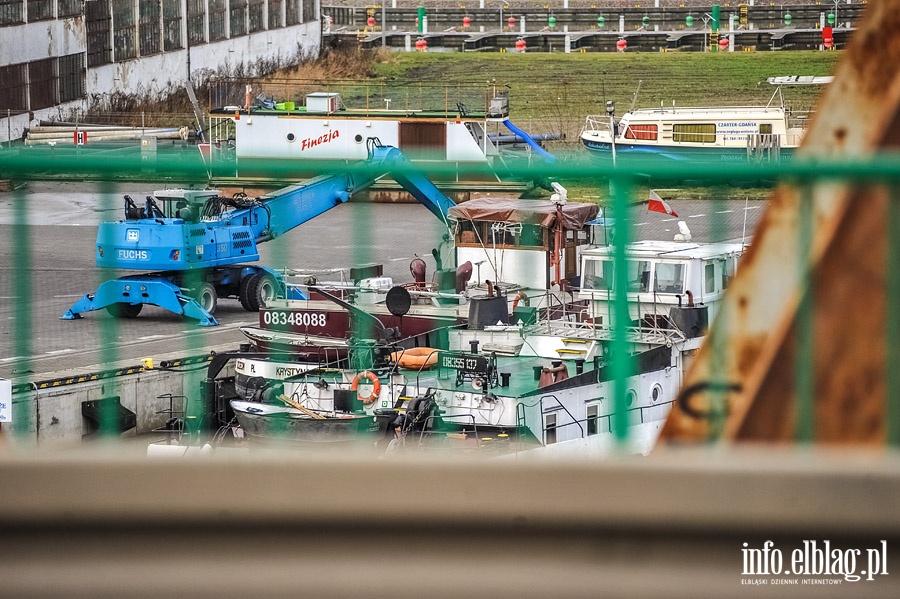 Elblski port przeadunkowy-grudzie 2014, fot. 17