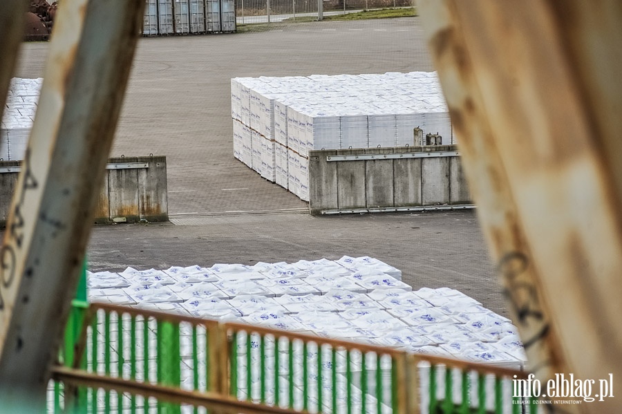 Elbląski port przeładunkowy-grudzień 2014, fot. 26