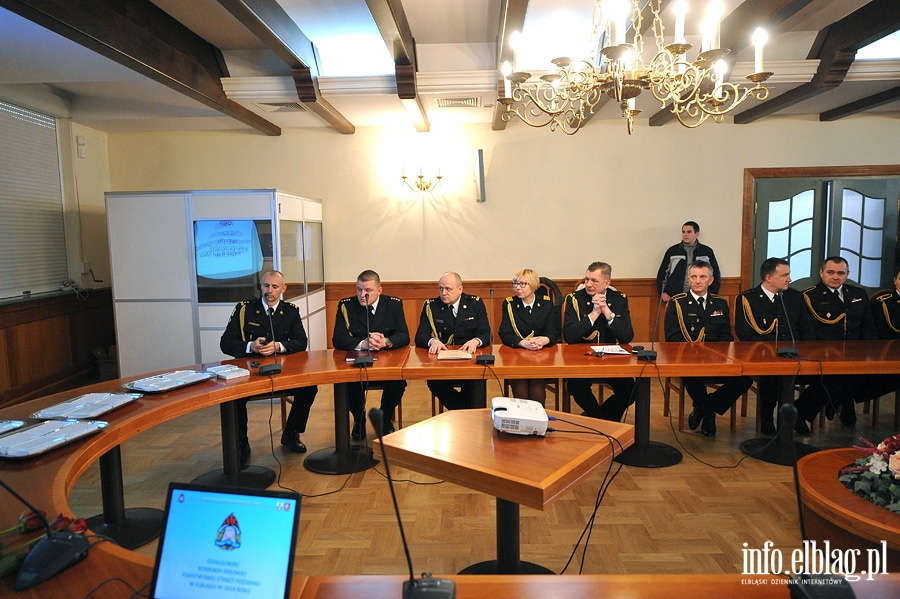 Podsumowanie roku 2014 przez elblsk stra poarn, fot. 2