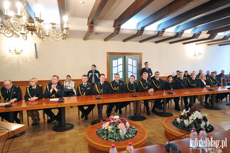 Podsumowanie roku 2014 przez elblsk stra poarn, fot. 3