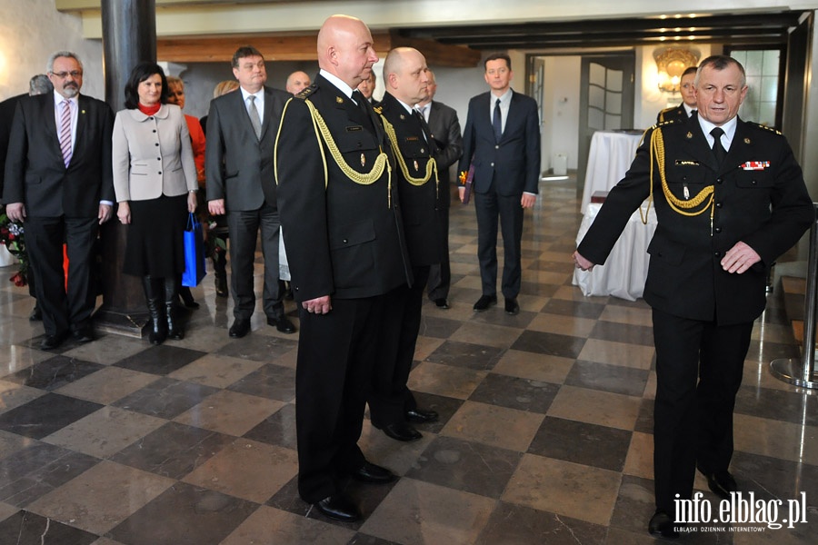 Pożegnanie ze służbą z-cy komendanta PSP st. bryg. Ryszarda Barana, fot. 8