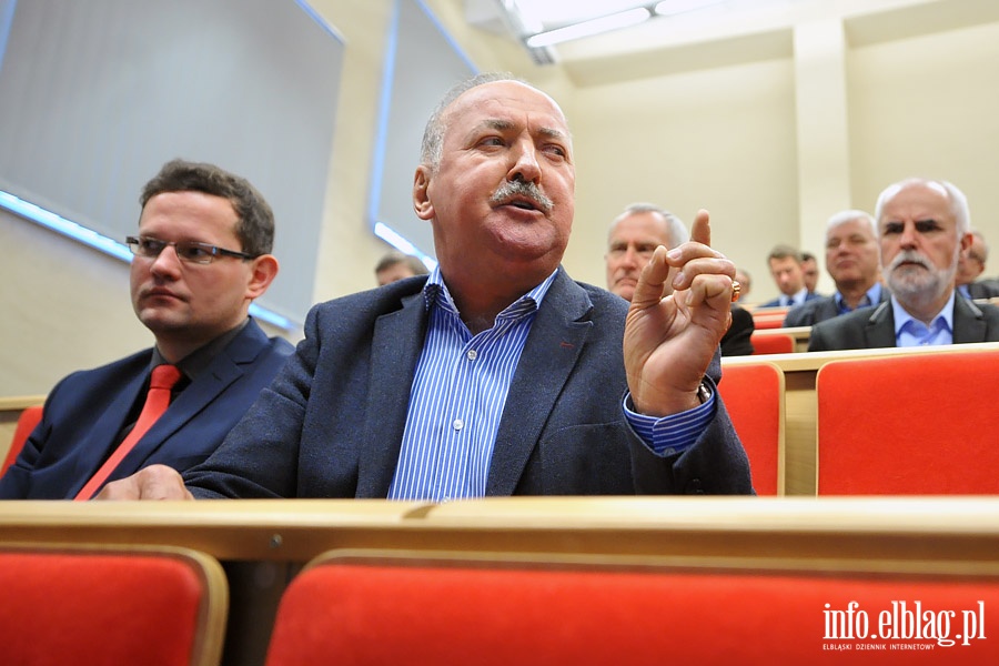 Spotkanie elblskich przedsibiorcw z prezydentem Witoldem Wrblewskim i rektorem PWSZ Zbigniewem Walczykiem, fot. 32