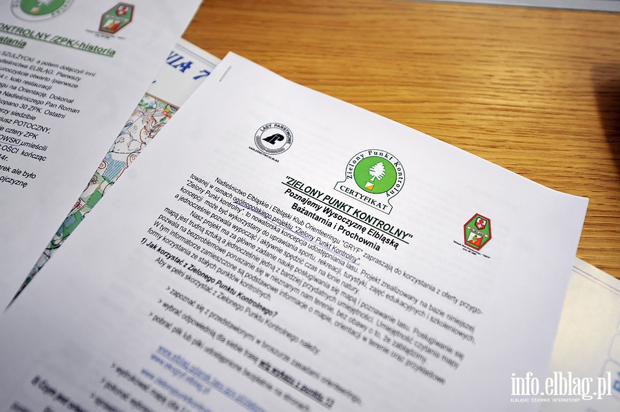 Zoty i srebrny certyfikat zielonego Punktu Kontrolnego nadany mapom Baantarnii, fot. 22