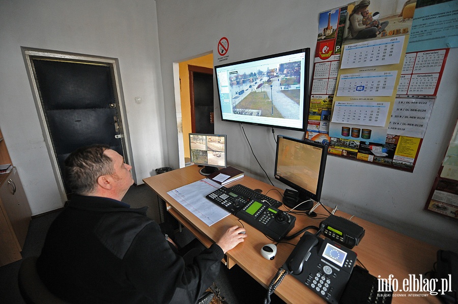 Pokj monitoringu w Komendzie Miejskiej Policji na ul.Krlewieckiej, fot. 2