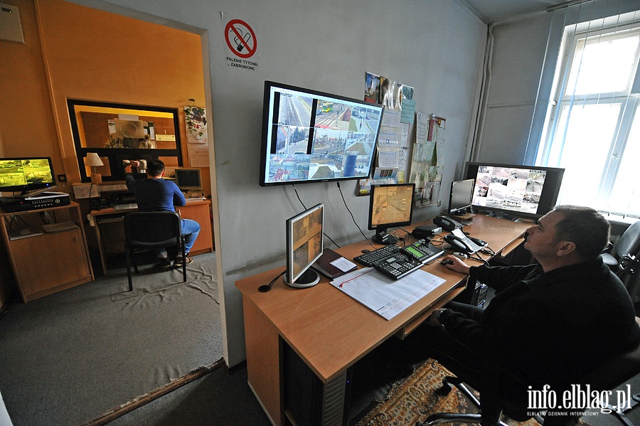 Pokj monitoringu w Komendzie Miejskiej Policji na ul.Krlewieckiej, fot. 5