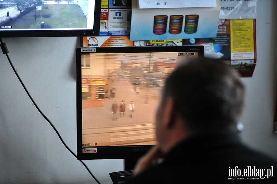 Pokj monitoringu w Komendzie Miejskiej Policji na ul.Krlewieckiej, fot. 8