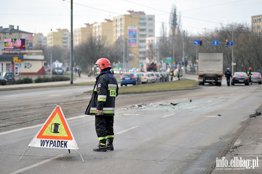 Wypadek na al.Grunwaldzkiej, fot. 2