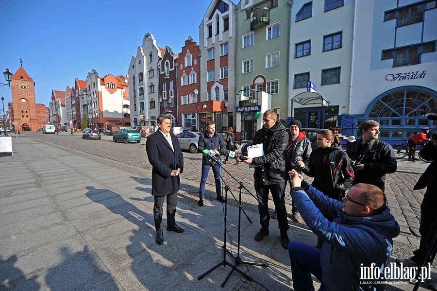 Janusz Palikot w Elblgu, fot. 2