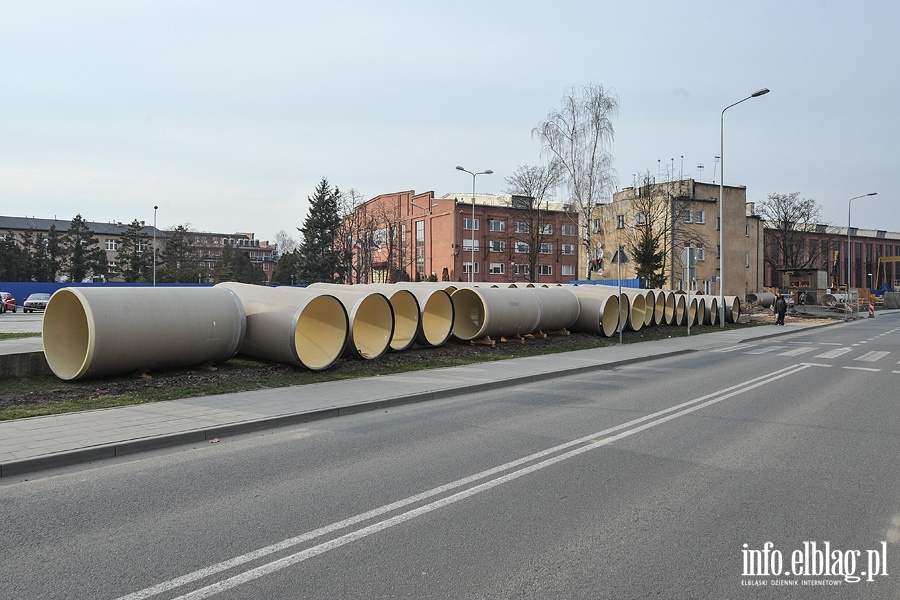 Przebudowa odwodnienia, ul.Ofiar Sprawy Elblskiej , fot. 1