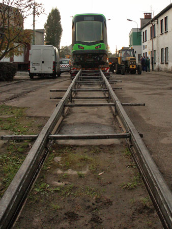 Przyjazd pierwszego z szeciu nowych tramwajw, fot. 18