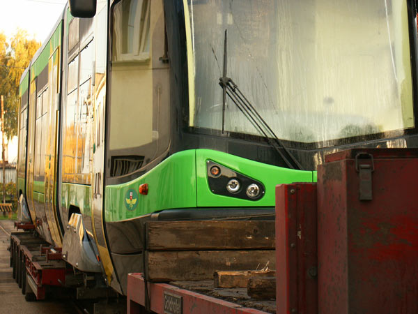 Przyjazd pierwszego z sześciu nowych tramwajów, fot. 21