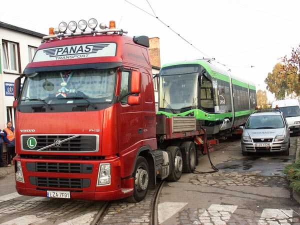 Przyjazd pierwszego z szeciu nowych tramwajw, fot. 22