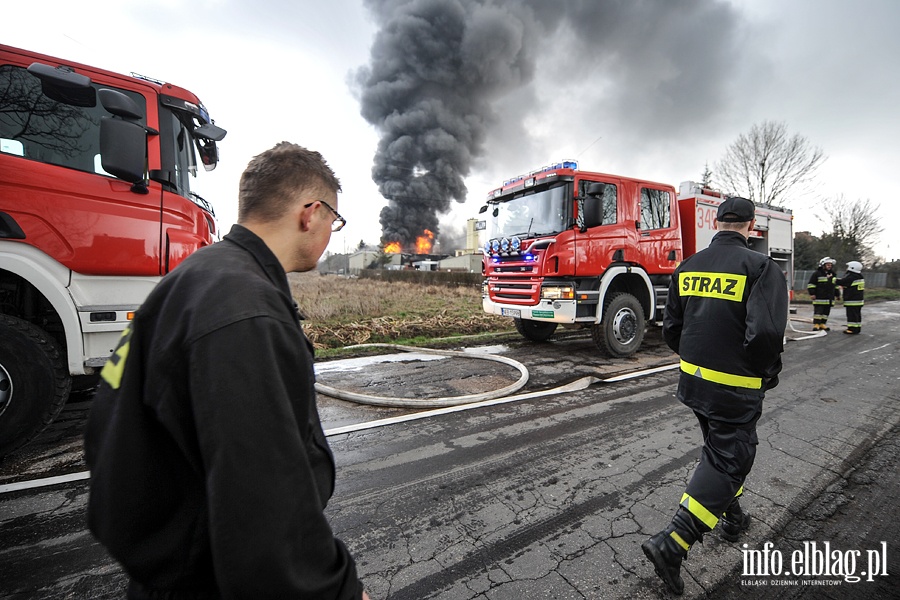 Raczki Elblskie - poar zakadu produkcji wiec RAK, fot. 20