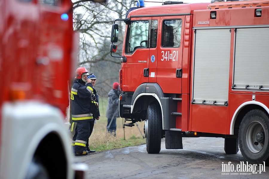 Raczki Elbląskie - pożar zakładu produkcji świec RAK, fot. 42