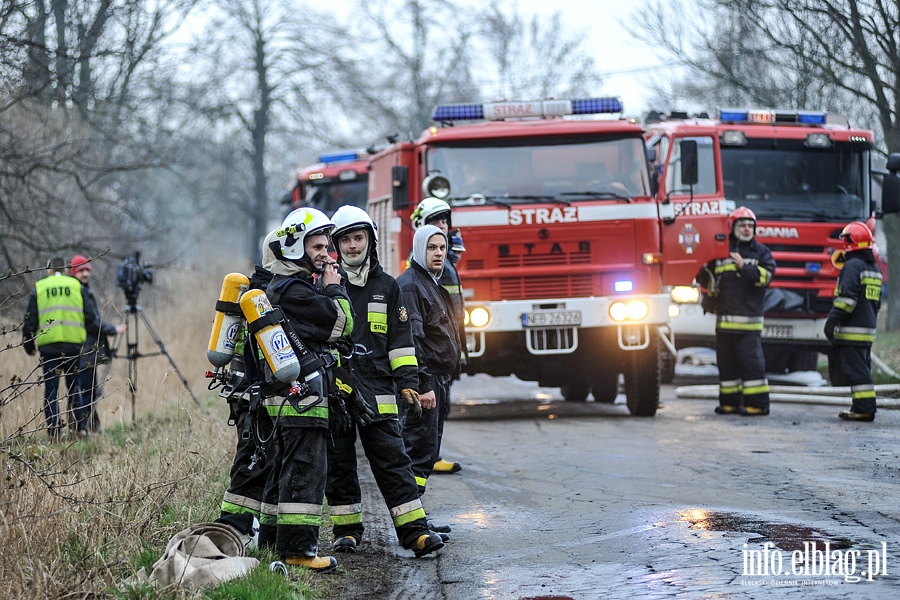 Raczki Elblskie - poar zakadu produkcji wiec RAK, fot. 43