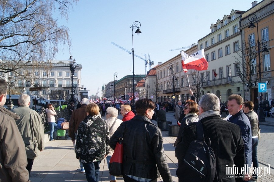 Obchody pitej rocznicy katastrofy smoleskiej w Warszawie, fot. 4
