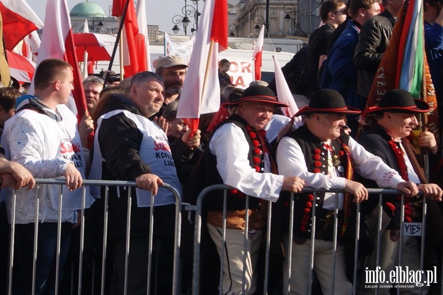 Obchody pitej rocznicy katastrofy smoleskiej w Warszawie, fot. 9