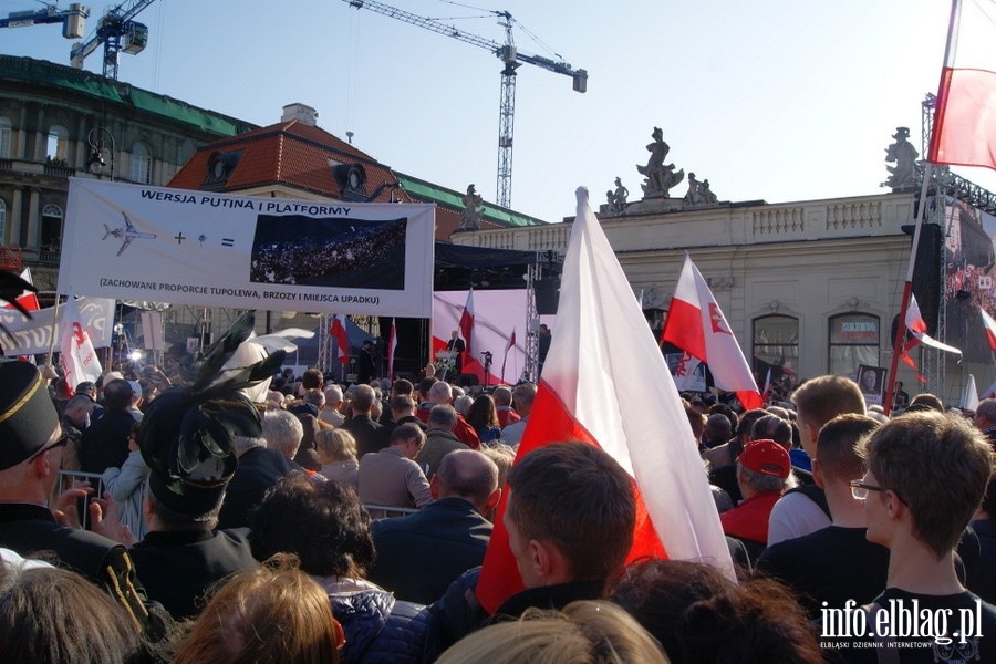 Obchody pitej rocznicy katastrofy smoleskiej w Warszawie, fot. 13