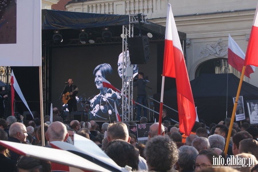 Obchody pitej rocznicy katastrofy smoleskiej w Warszawie, fot. 14