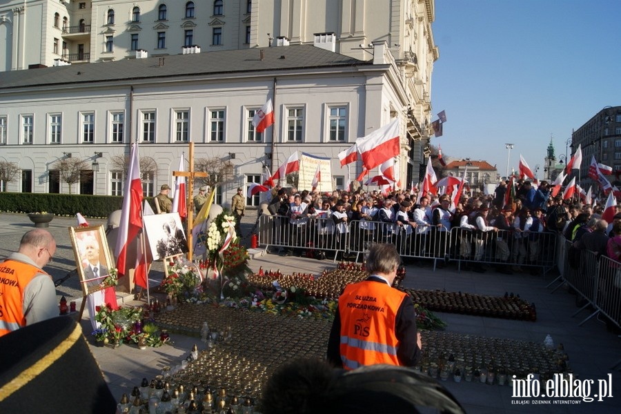 Obchody pitej rocznicy katastrofy smoleskiej w Warszawie, fot. 15