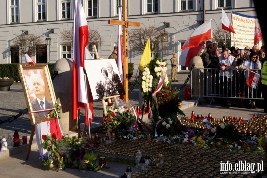 Obchody pitej rocznicy katastrofy smoleskiej w Warszawie, fot. 18