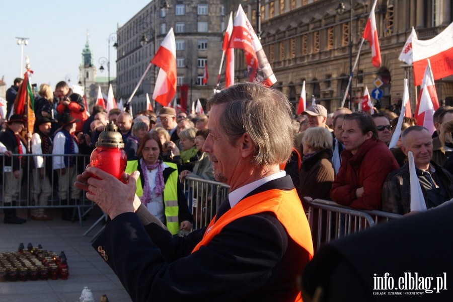 Obchody pitej rocznicy katastrofy smoleskiej w Warszawie, fot. 20