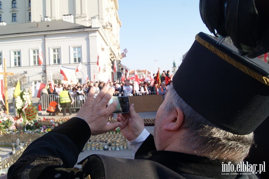 Obchody pitej rocznicy katastrofy smoleskiej w Warszawie, fot. 21