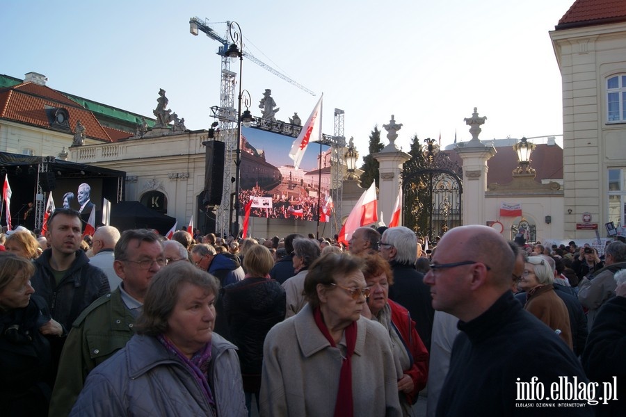 Obchody pitej rocznicy katastrofy smoleskiej w Warszawie, fot. 23