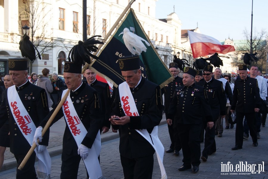 Obchody pitej rocznicy katastrofy smoleskiej w Warszawie, fot. 29