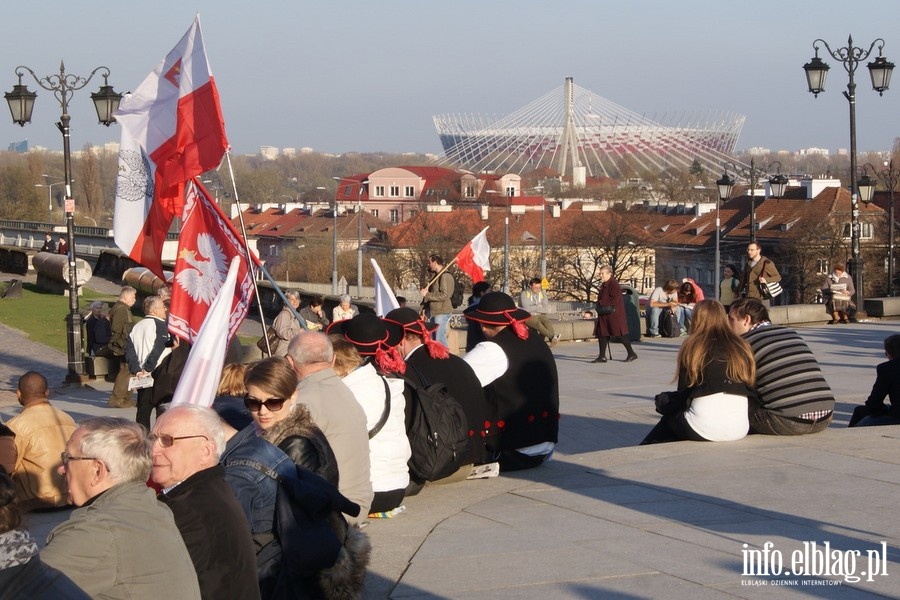 Obchody pitej rocznicy katastrofy smoleskiej w Warszawie, fot. 44