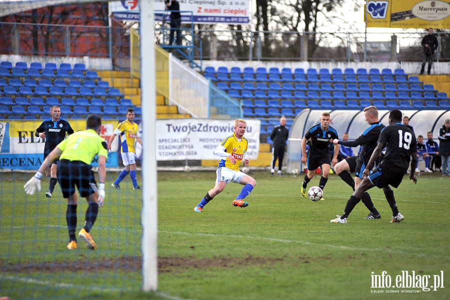 Olimpia Elblg - Drwca Nowe Miasto Lubawskie 1:0, fot. 1