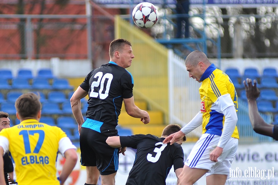 Olimpia Elblg - Drwca Nowe Miasto Lubawskie 1:0, fot. 2