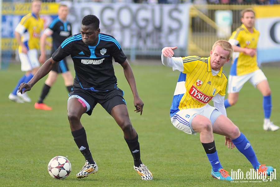 Olimpia Elblg - Drwca Nowe Miasto Lubawskie 1:0, fot. 3