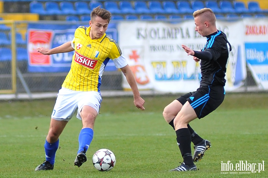 Olimpia Elblg - Drwca Nowe Miasto Lubawskie 1:0, fot. 4