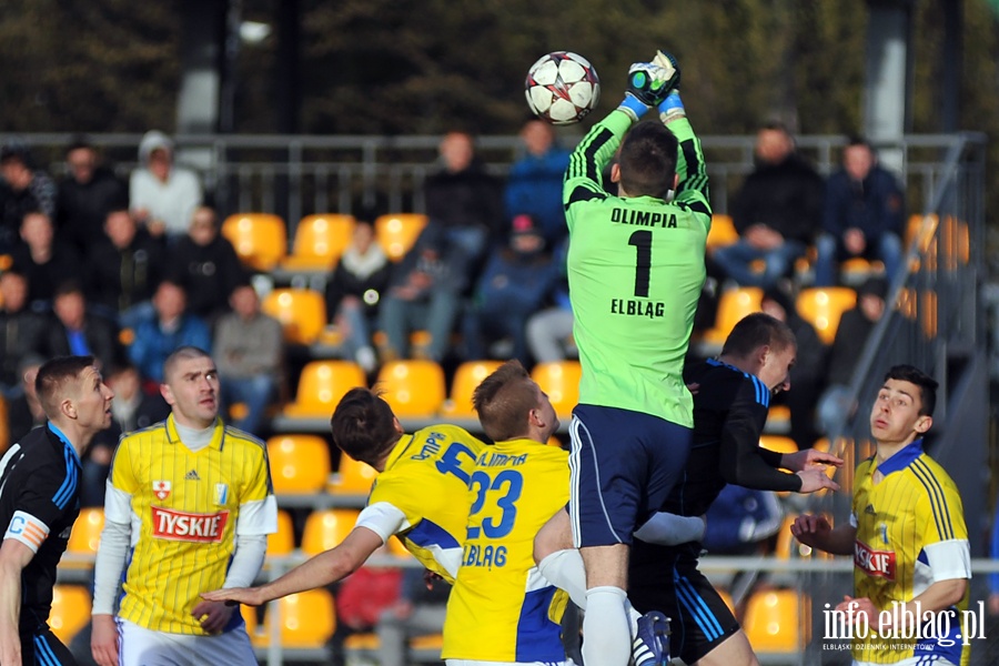 Olimpia Elblg - Drwca Nowe Miasto Lubawskie 1:0, fot. 25